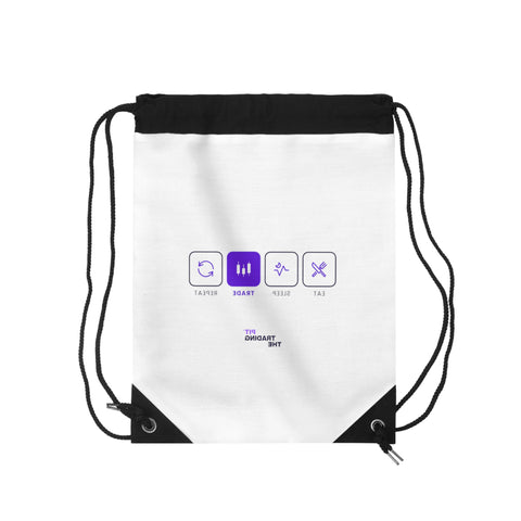 Drawstring Bag ESTR(Eat, Sleep, Trade, Repeat)